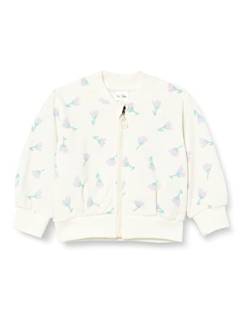 Pinokio Baby - Mädchen Jacket Sweatshirt, Ecru Flowers Lilian, 62 EU von Pinokio