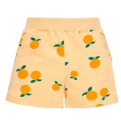 Pinokio kurtze Hose Sun and Fruit, 95% Cotton 5% Elastane, orange, Orangemuster, Uni, Gr 62-122(116) von Pinokio