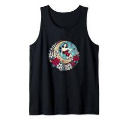 Weihnachten Pinup Illustration Sexy Xmas Pinups Kunst Pinup Mädchen Tank Top von Pinups Lovers Snugg