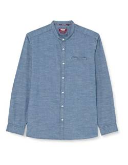 Pioneer Herren Langarm Stehkragen Hemd, Stonewash, S von Pioneer