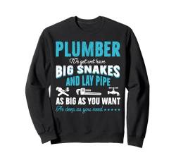 Lustiges Sanitär-Grafikdesign Klempner Papa Ehemann Männer Sweatshirt von Pipefitter & Plumber Gifts For Men