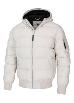 Pitbull Herren Winterjacke Jacke Winter mit Kapuze Männer Steppjacke Gopher Männliche Winter-Steppjacke Steppjacke M von Pitbull