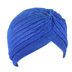 Stirnband Damen Frauen Samt Turban Hut Stirnband Muslim Hijab Caps Weibliche weiche Bandana Stirnband Hijabs Kopf Wrap Haar Zubehör Stirnband (Size : 46) von PiurUf