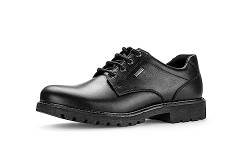 Pius Gabor Herren Sneaker, Männer Schnürschuhe,Gore TEX,Latex Wechselfußbett,Low-tie,schnürer,Halbschuhe,Business,Black,41 EU / 7.5 UK von Pius Gabor