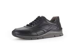 Pius Gabor Herren Sneaker Low,Halbschuhe,zertifiziertes Leder,Wechselfußbett,Superflex Sohle,Sportschuhe,Freizeitschuhe,Black,44.5 EU / 10 UK von Pius Gabor