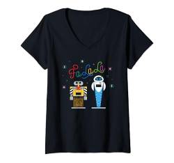 Damen Disney and Pixar’s WALL-E Christmas Holiday Nutcrackers T-Shirt mit V-Ausschnitt von Pixar