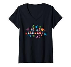 Disney and Pixar’s Elemental In My Element T-Shirt mit V-Ausschnitt von Pixar