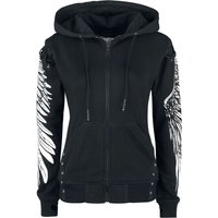 Poizen Industries - Gothic Kapuzenjacke - Elora Hood - S bis XL - für Damen - Größe M - schwarz von Poizen Industries