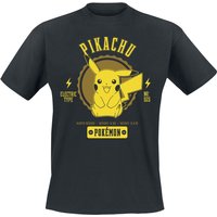 Pokémon - Gaming T-Shirt - Pikachu - S bis XXL - für Männer - Größe XXL - schwarz von Pokémon