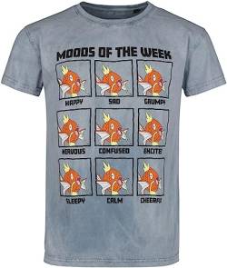 Pokémon Karpador - Moods of The Week Männer T-Shirt blau L von Pokémon