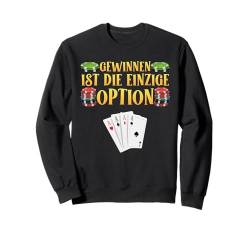 Pokerspielerin GEWINNEN IST DIE EINZIGE OPTION Poker Zocker Sweatshirt von Poker Geschenk für Pokerspieler Poker Shirt Frauen