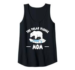 Damen The Polar Plunge Ice Bear Mom Mothers Day Tank Top von Polar Plunge Season Design Idea