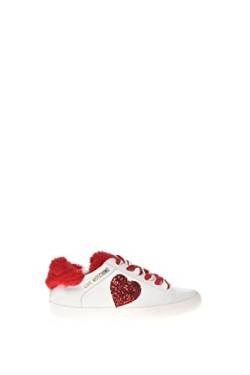 Love Moschino Damen Ja15402g0fiag10a38 Sneaker, Weiß, 38 EU von Pollini