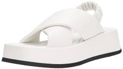 Pollini Damen Sa16156i1gtq0100 Flache Sandale, Weiß, 36 EU von Pollini