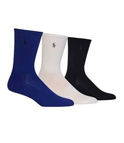 Polo Ralph Lauren 3-Pack Athletic Arch Support Polo Player Embroidery Crew Sock von Polo Ralph Lauren
