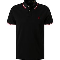 Polo Ralph Lauren Herren Polo-Shirt schwarz Baumwoll-Piqué Slim Fit von Polo Ralph Lauren