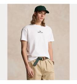 Polo Ralph Lauren für Herren. 710936585002 Classic Fit T-Shirt weiß (XL), Lässig, Baumwolle, Kurzarm von Polo Ralph Lauren