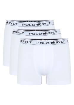 3er-Pack Boxershorts aus Baumwollmix mit Label-Elastikbund von Polo Sylt