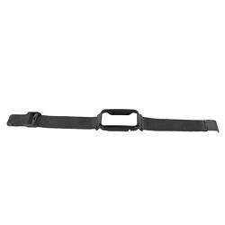 Pongnas Uhrenarmband-Stoßfängergehäuse, Stilvolles, Verstellbares, Flexibles, Tragbares Smartwatch-Netzarmband für Übungen (BLACK) von Pongnas