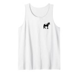 Pferd Dad Mom Lover – Monochromatisches Pony Tank Top von Pony Gift for Men, Women, Dad & Mom