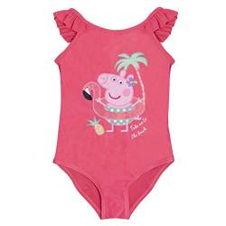 Peppa Pig Flamingo Mädchen Badeanzug Rosa 4-5 Jahre | Geschenkidee für Mädchen, Kinderbekleidung, Baby & Kleinkind Größen von Popgear
