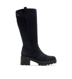 Porronet für Damen. 4675-029 Meghan Lederstiefel mit Reißverschluss schwarz (41), 5 bis 8 cm, Lässig von Porronet