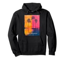 Port Aransas TX Texas Family Beach Vacation Palmen Pullover Hoodie von Port Aransas Texas Vintage Travel Apparel