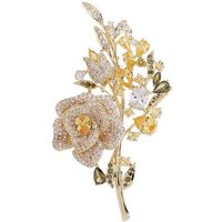 Powerwill Brosche Exquisite Brosche, Damenbrosche, Blumen-Brosche für Damen,Stecknadel, Hochzeitsfeier-Brosche, Anzug- und Hemd-Accessoire, mode-Accessoires von Powerwill