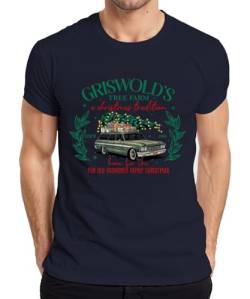 Griswold's Tree Farm Christmas Tradition - Weihnachten Xmas Herren T-Shirt, Navy, L von Printera