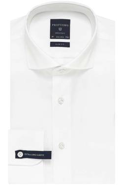 Profuomo Originale Slim Fit Hemd super langer Arm weiss von Profuomo