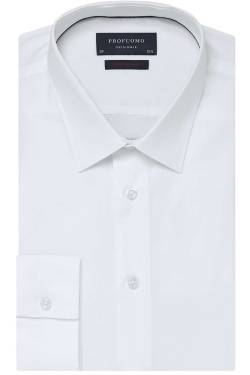 Profuomo Originale Super Slim Hemd weiss, Einfarbig von Profuomo