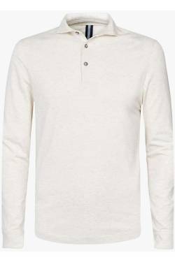 Profuomo Regular Fit Poloshirt ecru, Einfarbig von Profuomo