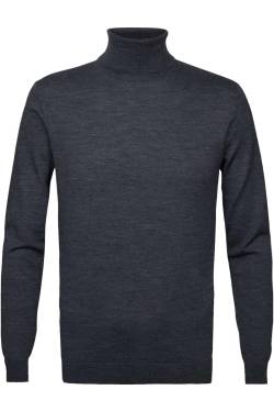 Profuomo Slim Fit Rollkragenpullover dunkelgrau, Einfarbig von Profuomo