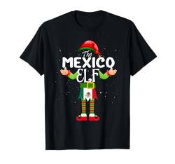 Mexiko Elf Matching Proud Patriotic Group Christmas Party T-Shirt von Pround Country Matching Family Gifts