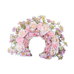 Böhmischer Rosenkranz, Strandblumen, Girlanden, Blumen-Haarband, Hochzeitskränze, Haarband für Frauen und Mädchen, Seidenblumen-Haarbänder von Psdndeww