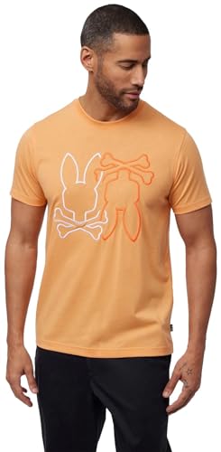 Psycho Bunny Winton Ebroidered Tee (Tangerine, XL) von Psycho Bunny