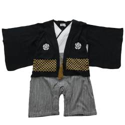 Puff 2 Kids Baby Kinder Hakama Style Coverall Strampler Jungen Kimono Stil Junge Kleinkind Strampler Japanisch Formal Geburtstag Halloween Kleid Kind Kleid von Puff 2 Kids