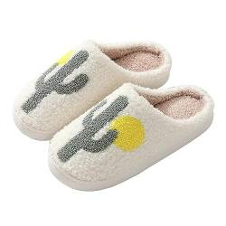 Puimentiua Hausschuhe Damen Plüsch Winter Flauschige Pantoletten Herren Cute Slippers for Indoor Outdoor von Puimentiua