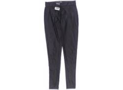 Pull & Bear Damen Stoffhose, schwarz, Gr. 0 von Pull&Bear