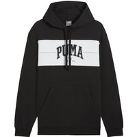 PUMA® Squad Hoodie, Tunnelzug, Kängurutasche, für Herren, schwarz, XL von Puma