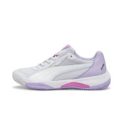 Puma für Damen. 10778701 Halbschuhe weiß (40.5), Wohnung, Schnürsenkel, Lässig, Sportlich, Tennis/Padel von Puma