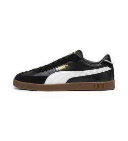 Puma für Herren. 39744702 Leder Turnschuhe Club II Era schwarz (42), Wohnung, Schnürsenkel, Lässig von Puma