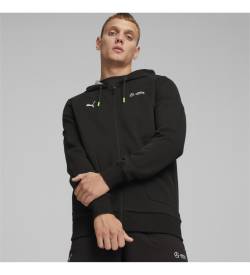 Puma für Herren. 62374401 Kapuzenjacke Mercedes-AMG schwarz (XL), Lässig, Sportlich, Baumwolle, Multisport von Puma