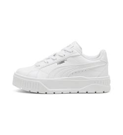 Puma für Mädchen. 39887901 Turnschuhe Karmen II weiß (31), Wohnung, 1 bis 3 cm, Schnürsenkel, Lässig, Kinderbekleidung von Puma