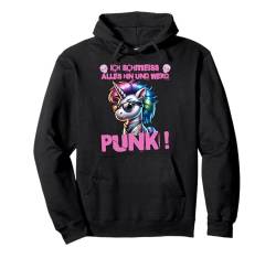 Mir Egal - Schmeiss alles hin und werd Punk Punkrock Pullover Hoodie von Punk Rock Damen & Herren Lustiges Einhorn Outfit