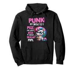 Punk Rock - Festival Fun Ich bin alt aber Punk ist nicht tot Pullover Hoodie von Punk Rock Damen & Herren Lustiges Einhorn Outfit