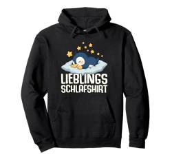 Lieblings Schlafshirt Faulenzer Nachthemd Schlafmütze Pullover Hoodie von Pyjama Geschenke Für Langschläfer & Morgenmuffel