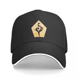 QFLLQLFF Basecap Hu Tao Hat Logo Cap Baseball Cap Hut Mann der Sonnenhut Mann Damen Geschenk von QFLLQLFF