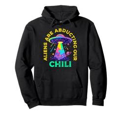 Aliens entführen unser Chili Pullover Hoodie von QFire