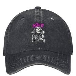 Bedruckte Kappe Misfits Punk Band Casual Baseball Cap Sommer Trucker Hut Laufen Hip Hop Hüte Männer Frauen Mode Baseball Caps Geschenk von QIYAEUA